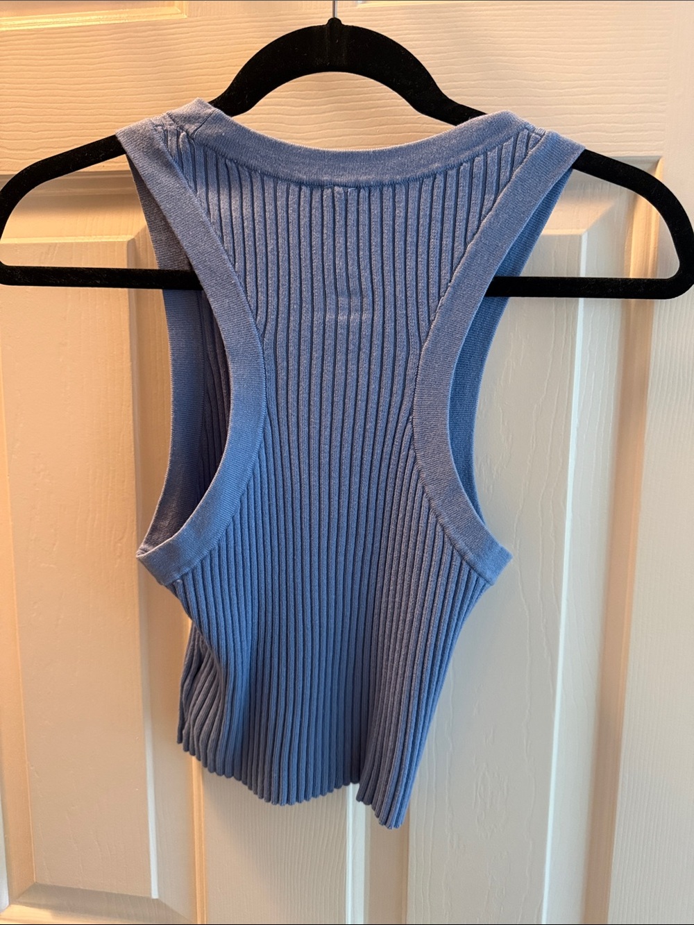 H&M Periwinkle Ribbed Tank Top - Picture 3 of 3